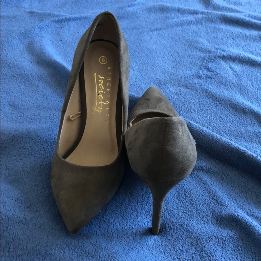 Green high heels